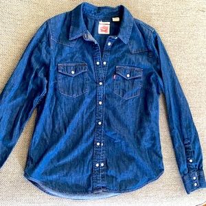 Levi’s western denim shirt